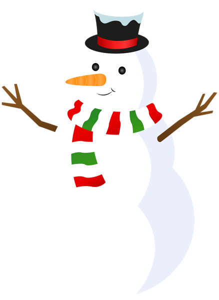 This png image - Snowman with Hat and scarf PNG Clipart, is available for free download
