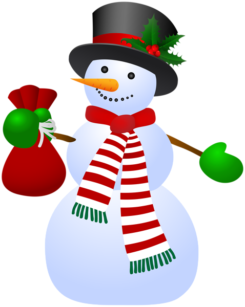 This png image - Snowman with Scarf PNG Clipart, is available for free download