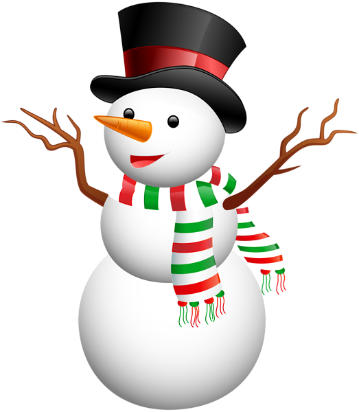 This png image - Snowman with Top Hat PNG Clip Art Image, is available for free download