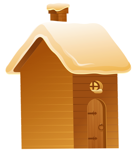 This png image - Snowy Winter House PNG Picture, is available for free download