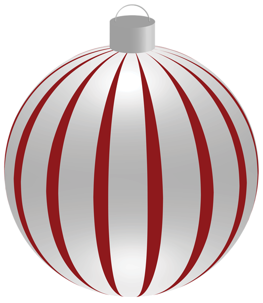 This png image - Striped Christmas Ball with Ornaments PNG Clipart Image, is available for free download