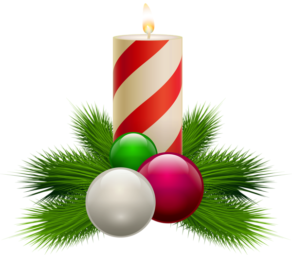 This png image - Transparent Christmas White Candle PNG Clipart, is available for free download