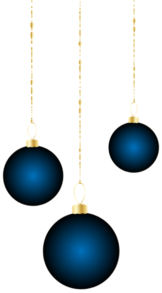This png image - Transparent Christmas Blue Ornaments PNG Clipart, is available for free download