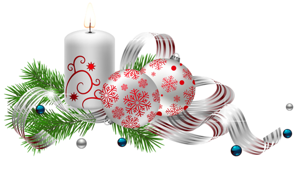 This png image - Transparent Christmas Decoration with Candles PNG Picture, is available for free download