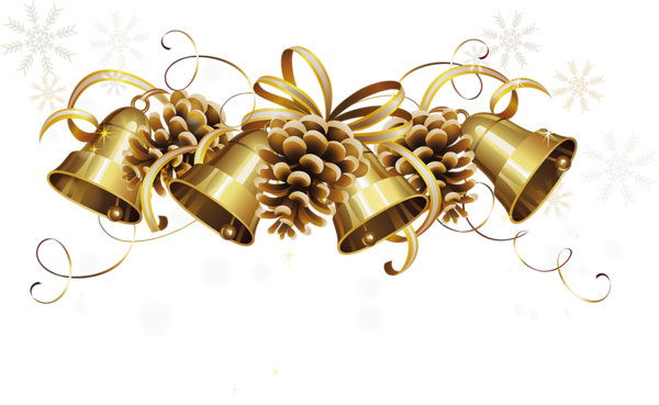 This png image - Transparent Christmas Golden Bells PNG Picture, is available for free download