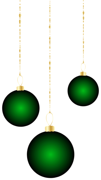 This png image - Transparent Christmas Green Ornaments PNG Clipart, is available for free download