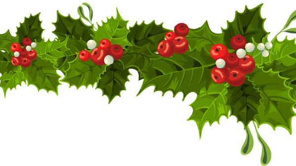 This png image - Transparent Christmas Long Mistletoe Decoration PNG Clipart, is available for free download