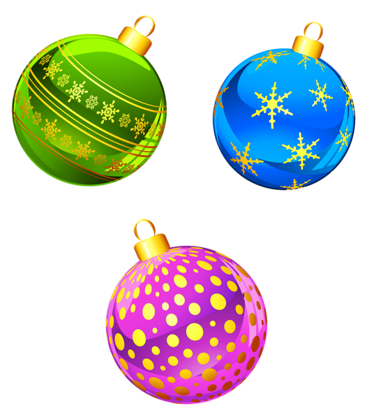 Transparent Christmas Ornaments Clipart | Gallery Yopriceville - High ...