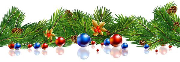 This png image - Transparent Christmas Pine Decor Balls PNG Clipart Image, is available for free download