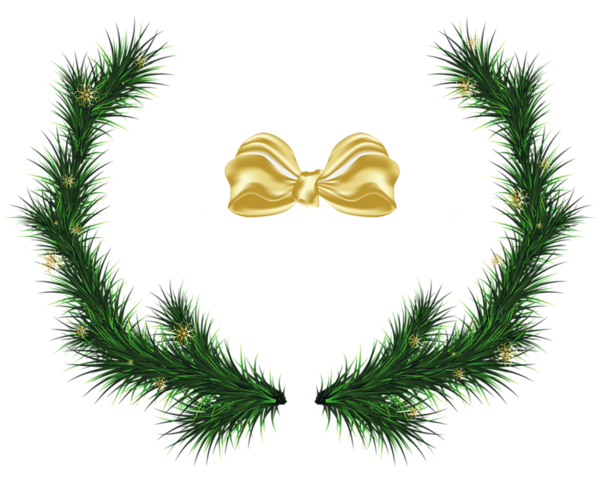 This png image - Transparent Christmas Pine Decoration PNG Clipart, is available for free download