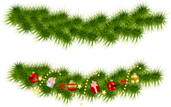 This png image - Transparent Christmas Pine Garlands, is available for free download