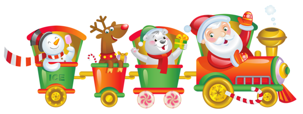 This png image - Transparent Christmas Santa Train PNG Clipart, is available for free download