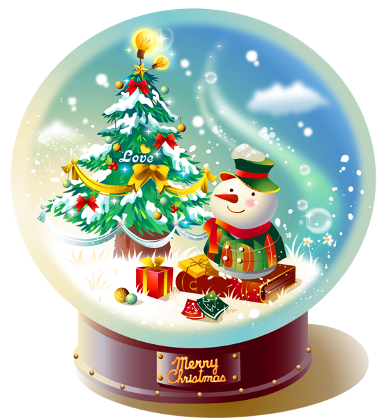 This png image - Transparent Christmas Snowglobe with Snowman PNG Picture, is available for free download