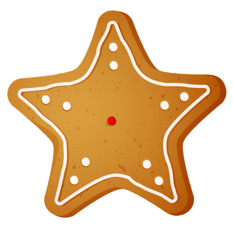 This png image - Transparent Christmas Star Cookie PNG Clipart, is available for free download