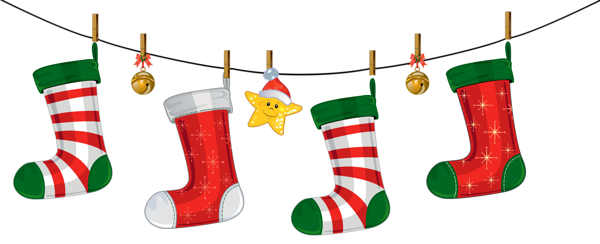 This png image - Transparent Christmas Stockings Decoration PNG Clipart , is available for free download
