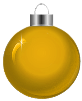 This png image - Transparent Christmas Yellow Ornament Clipart, is available for free download
