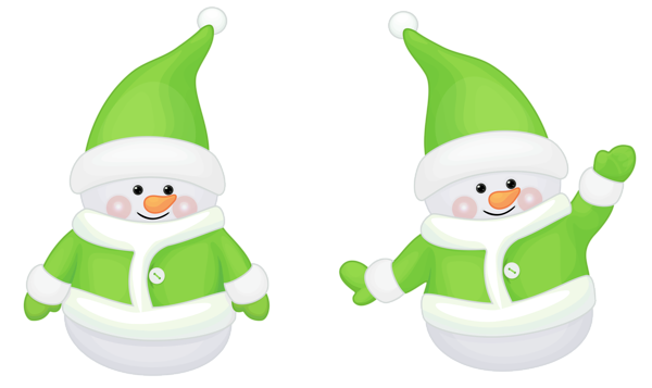 This png image - Transparent Cute Green Santa Claus Decor Clipart, is available for free download