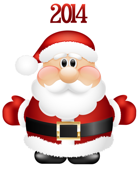 This png image - Transparent Cute Santa Claus 2014 PNG Clipart, is available for free download