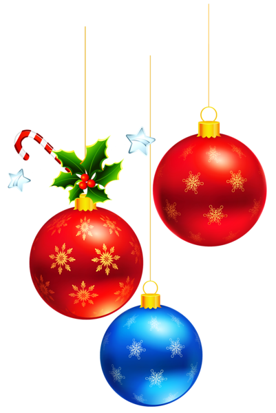 This png image - Transparent Deco Christmas Ornaments Clipart, is available for free download