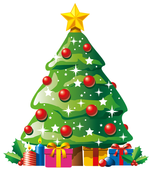 This png image - Transparent Deco Christmas Tree with Gifts Clipart, is available for free download