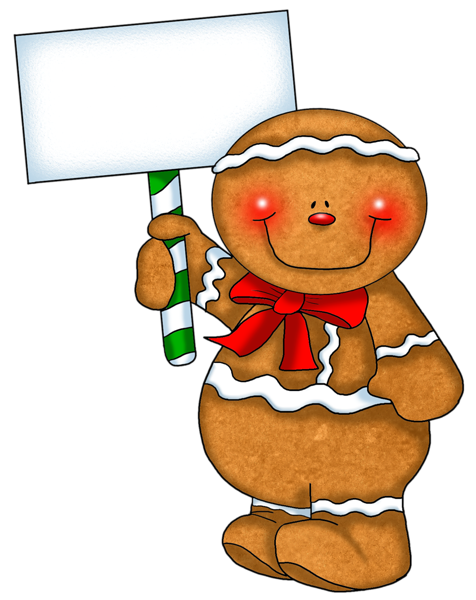 This png image - Transparent Gingerbread Ornament with Empty Sign, is available for free download