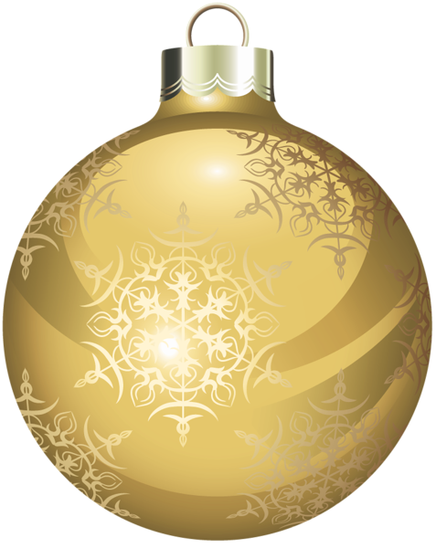 This png image - Transparent Gold Christmas Ball Clipart, is available for free download