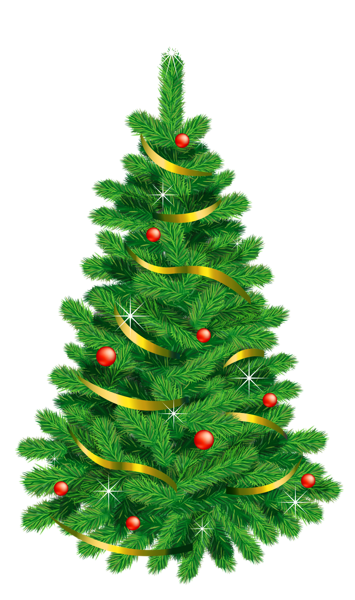 This png image - Transparent Green Deco Christmas Tree Clipart, is available for free download