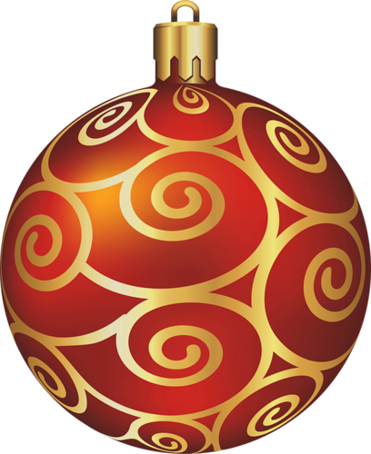 This png image - Transparent Large Red Christmas Ball, is available for free download