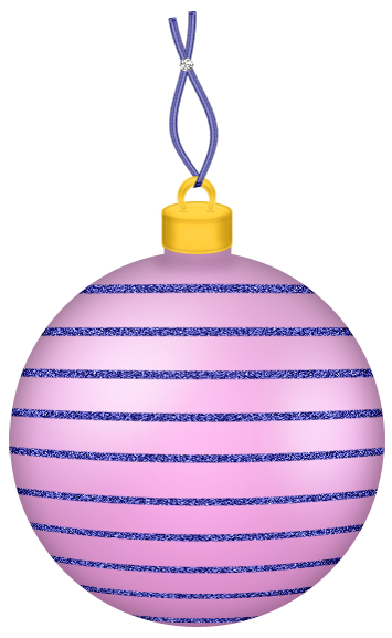 This png image - Transparent Pink and Blue Christmas Ball PNG Clipart, is available for free download