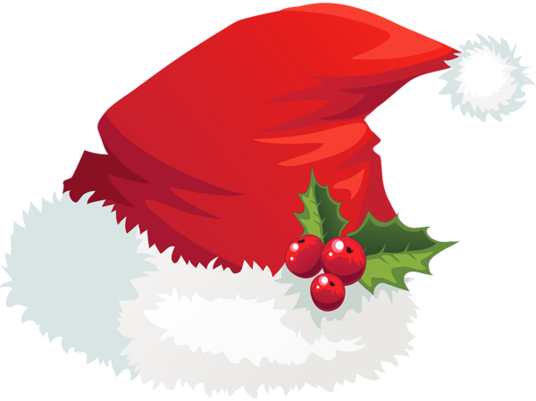 This png image - Transparent Santa Hat with Mistletoe PNG Picture, is available for free download