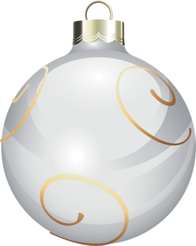 This png image - Transparent White Christmas Ball PNG Picture, is available for free download
