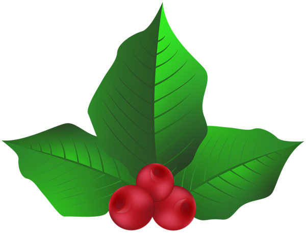 This png image - Xmas Holly Mistletoe PNG Clipart, is available for free download