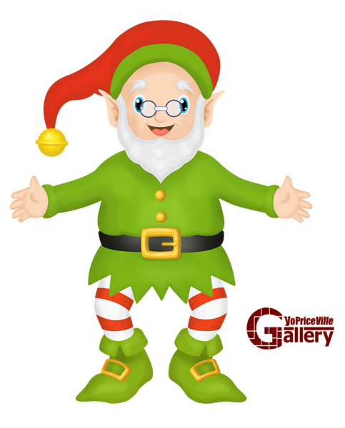 This png image - Christmas Elf Cute Painting PNG Clipart, is available for free download