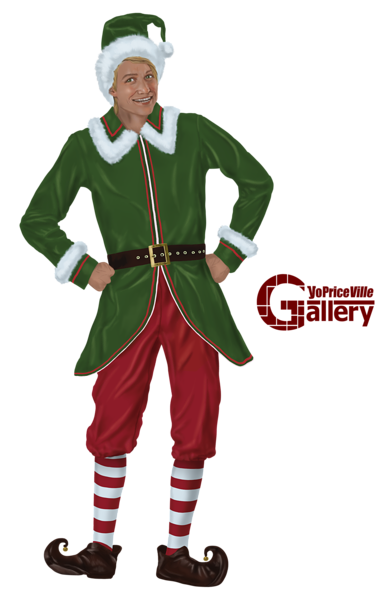 This png image - Christmas Elf Painting PNG Clipart, is available for free download