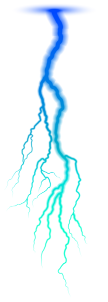 This png image - Blue Lightning PNG Transparent Clip Art Image, is available for free download