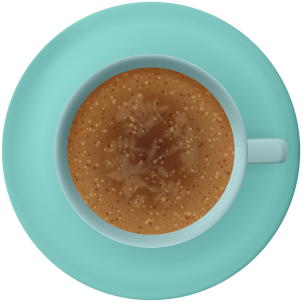 This png image - Blue Cup of Coffee Transparent PNG Clipart, is available for free download