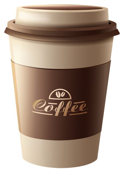 This png image - Brown Plastic Coffee Cup PNG Clipart Image, is available for free download