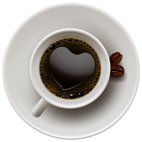 Download Coffee Cup with Heart PNG Vector Clipart | Gallery Yopriceville - High-Quality Images and ...