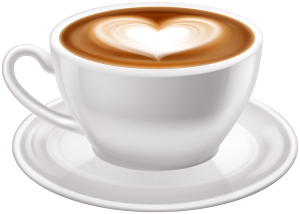 This png image - Coffee with Cream Heart Clipart, is available for free download