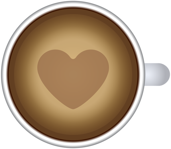 This png image - Coffee with Heart Transparent PNG Clip Art Image, is available for free download