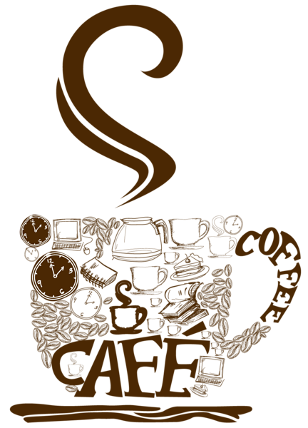 This png image - Decorative Coffee Cup PNG Vector Clipart, is available for free download