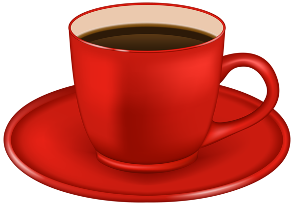 This png image - Red Coffee Cup PNG Clipart Image, is available for free download