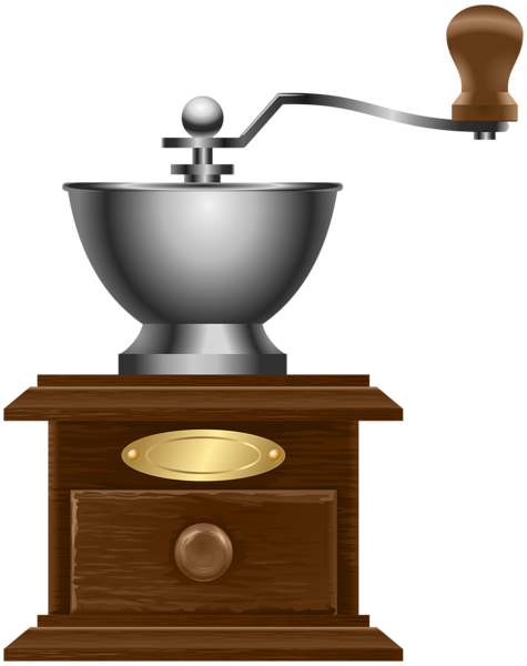 This png image - Vintage Coffee Mill Transparent PNG Clip Art, is available for free download