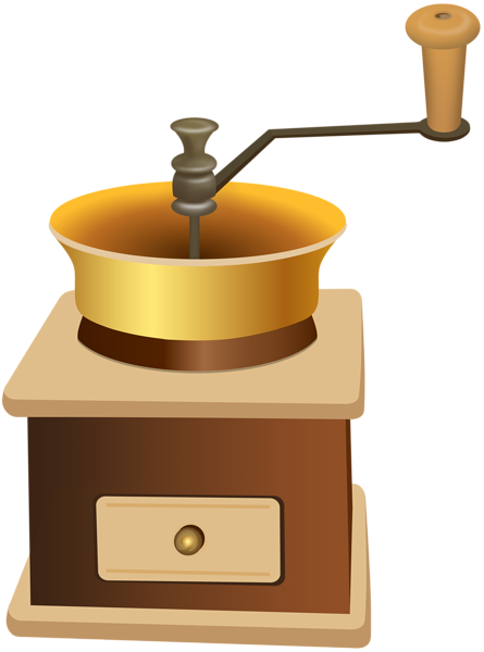 This png image - Vintage Coffee Mill Transparent PNG Clipart, is available for free download