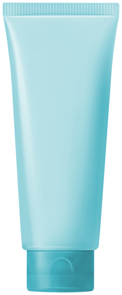 This png image - Blue Cream Tube PNG Clipart, is available for free download