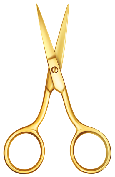 This png image - Gold Scissors PNG Clip Art Image, is available for free download