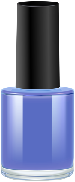 This png image - Nail Polish Blue PNG Clipart, is available for free download