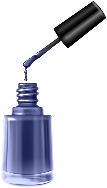 This png image - Open Blue Nail Polish PNG Clipart, is available for free download