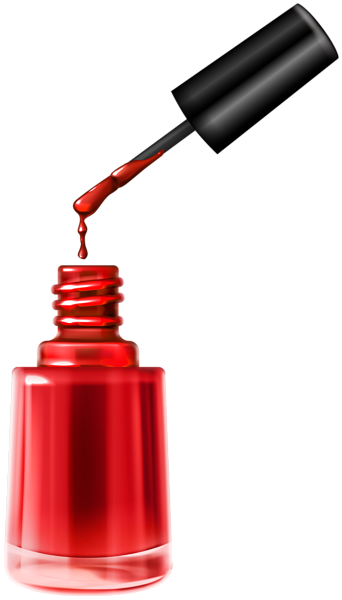 This png image - Open Red Nail Polish PNG Clipart, is available for free download