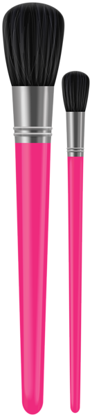 This png image - Pink Makeup Brushes PNG Clipart, is available for free download